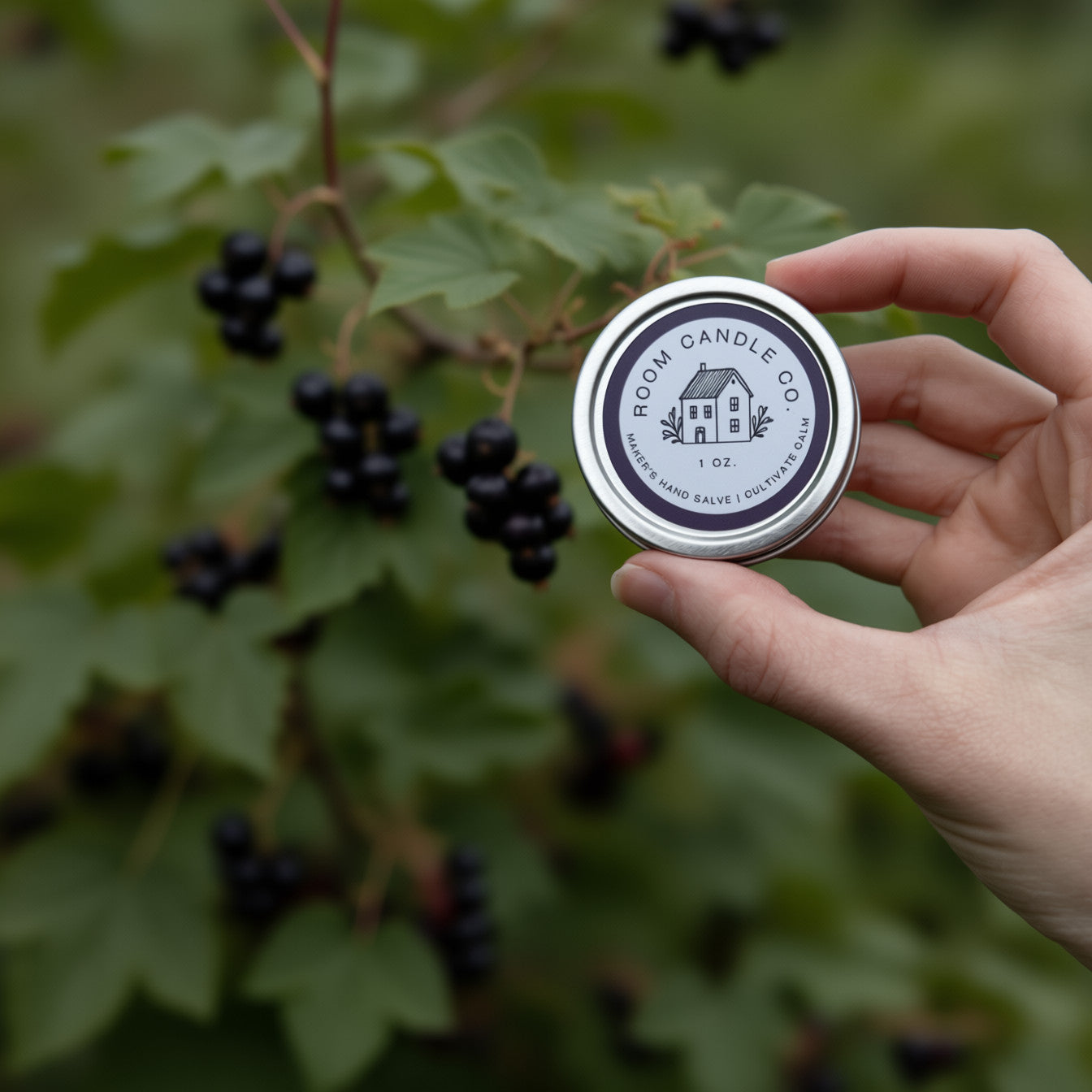 Room Candle Co Makers Hand Salve Black Currant and Absinthe