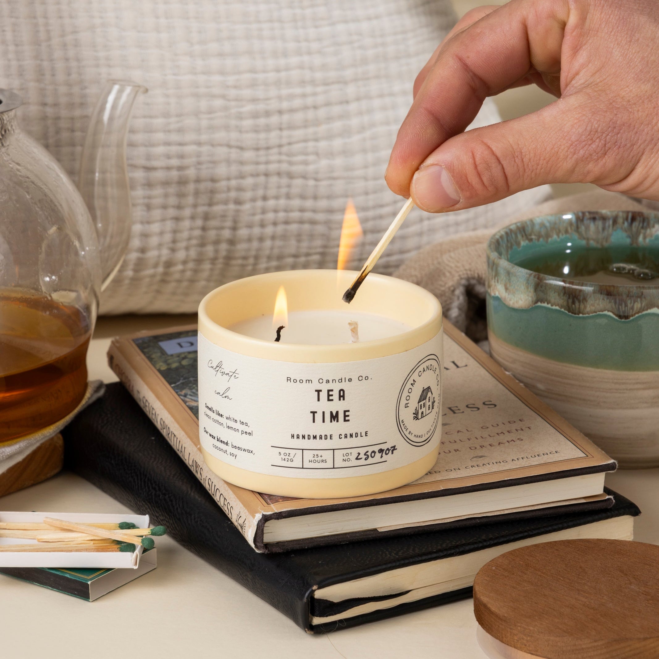 Room Candle Co Tea Time Candle
