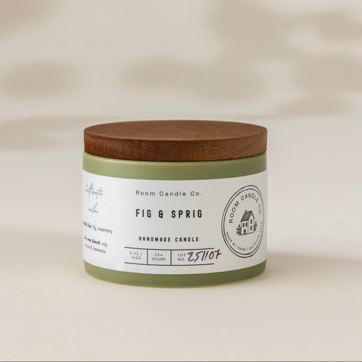 Room Candle Co Fig & Sprig Candle